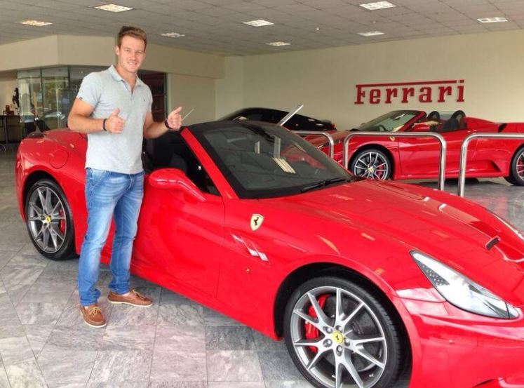 David Miller with his car