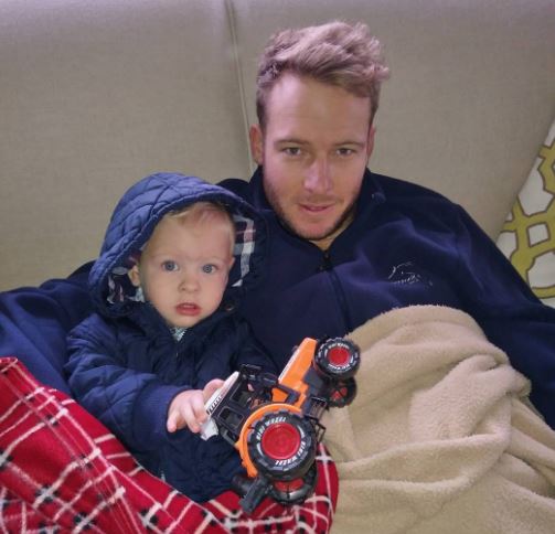 David Miller with his nephew