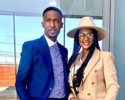 Sindisiwe Manqele with her ex-boyfriend Flabba